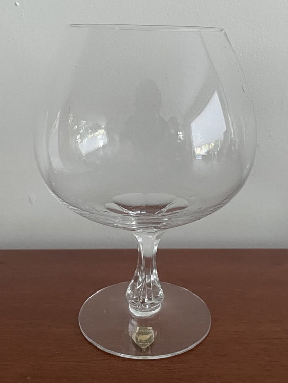Orrefors - Set of five crystal cognac or brandy glasses - Coronation model, Glass & Decanter, Transparent (photo 3 of 8)