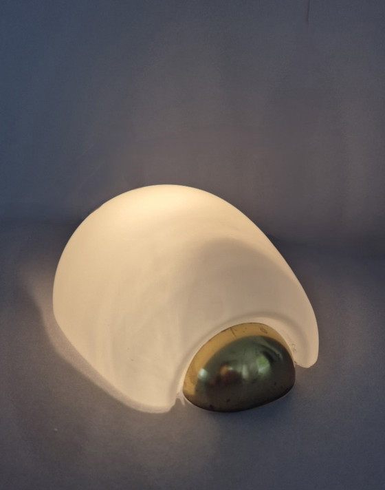 Image 1 of Vintage Mid-Century Glass Wall light Wilhelm Wagenfeld Peill & Putzler