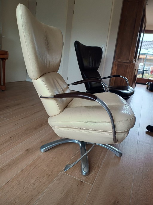 Sillón giratorio Leolux Design Formi. ¡Necesita reformas!