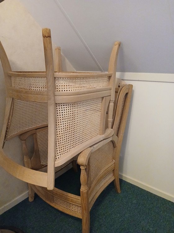 Eigen Houten Fauteuils, Incl Materiaal. – Wood (photo 2 of 5)