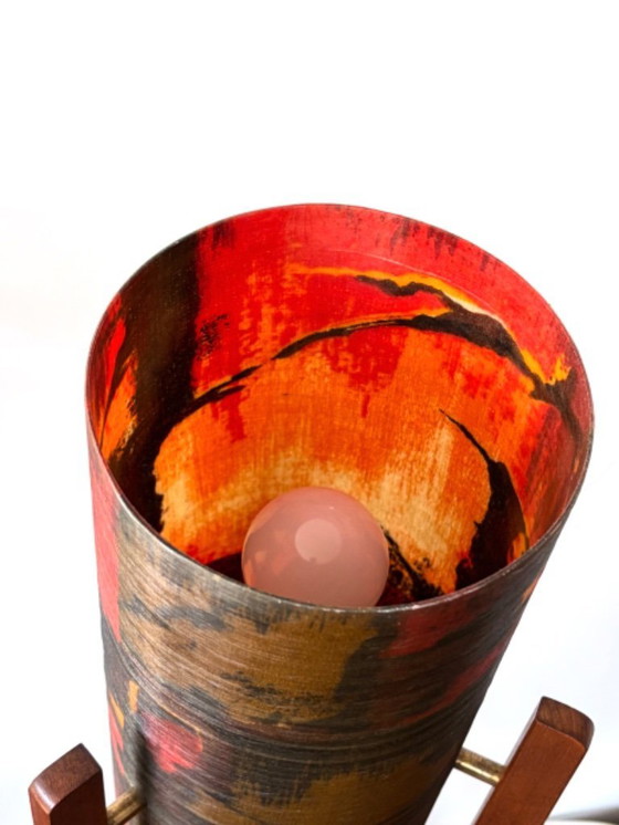 Image 1 of Magnifique et rare ensemble de lampes fusée des années 50/60