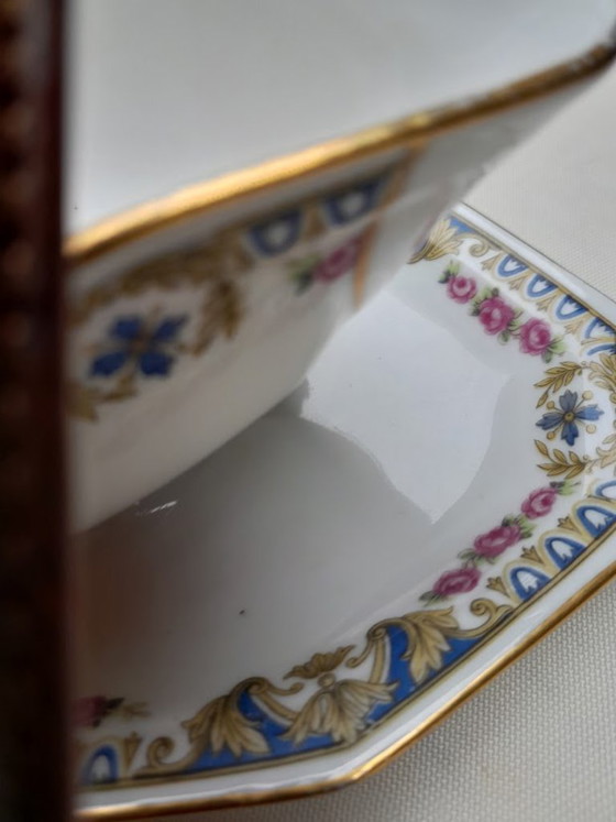 Limoge France Serving Set, Sauce Boat and Dish. – Tableware, Porcelain (photo 2 of 13)