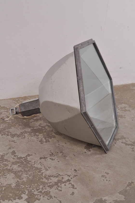 Image 1 of Lampe d'usine en aluminium, design industriel, années 1950