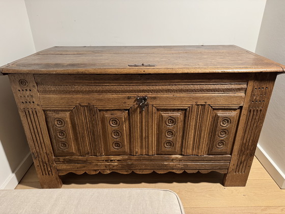 Image 1 of Antieke dekenkist