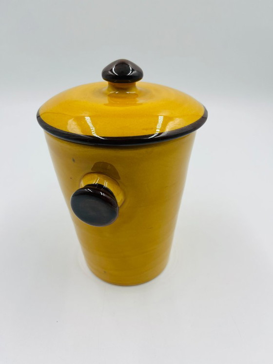 Ceramic Table Bin from Vallauris, Table accessories, Yellow, Vintage (photo 6 of 9)