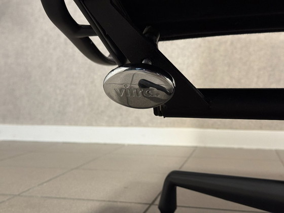 Image 1 of Vitra | Charles & Ray Eames | EA124 Lounge Chair | Black Hopsak & Black Aluminium | 1x
