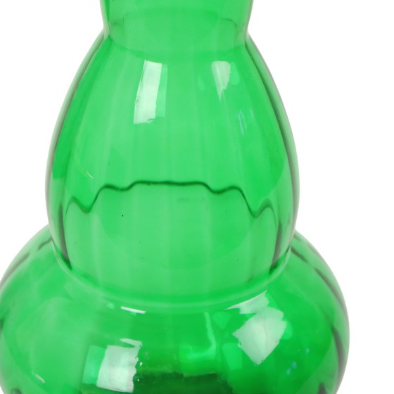 Image 1 of Riesige grüne Glaskaraffe Genie Bottle