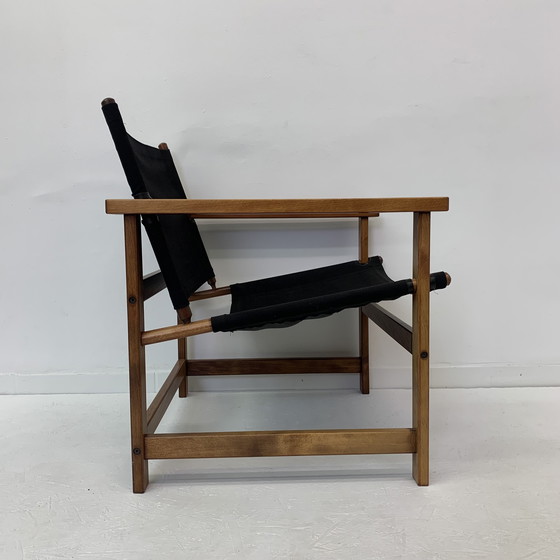 Image 1 of Mid-Century Design Safari Chair by Hyllinge Møbler Denmark, 1970’s