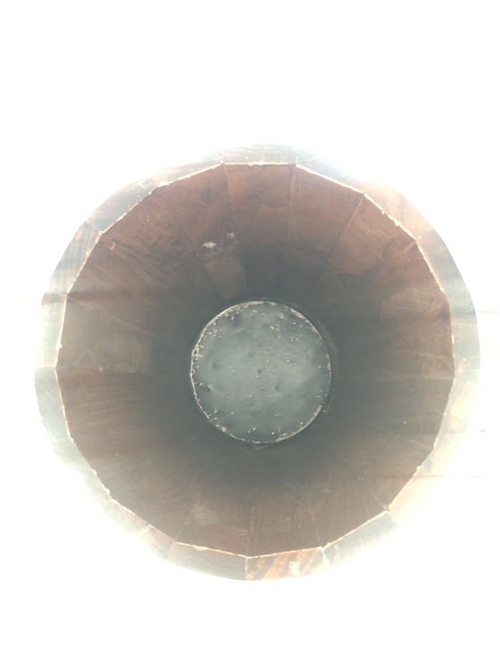 Image 1 of Art deco walnotenhout design paraplubak jaren 30