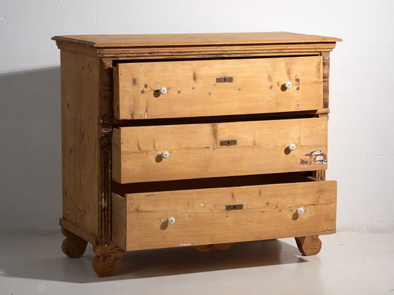 Antique solid wood chest of drawers (c.1920) #45 (photo 16 of 40)