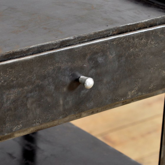 Iron bedside table, 1910s – Nightstands, Vintage (photo 7 of 11)