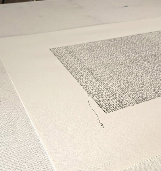 Image 1 of Tehos - original ink drawing on paper - 1211 times I love you - 2026