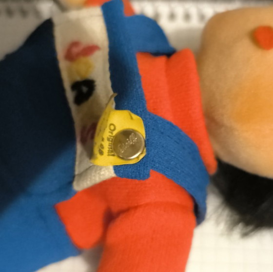 Image 1 of 2 Steiff vintage dolls: Marc (7872/28) and Oliver (7876/28) 1979-1983, with brand button