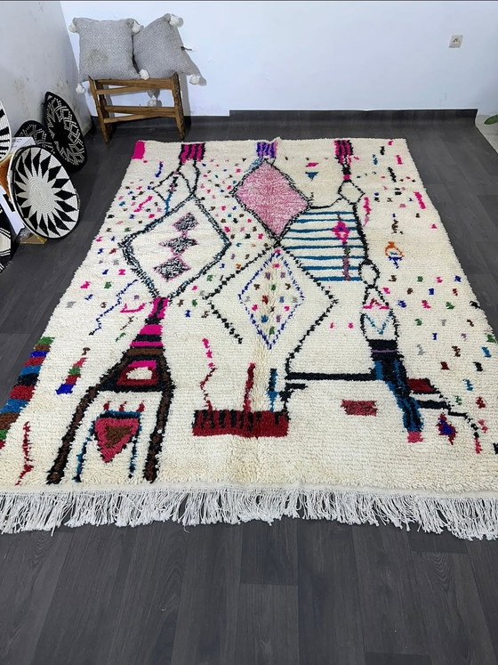 Image 1 of Traditioneller marokkanischer Teppich, 300 x 200 cm, hochwertige Handarbeit – 100 % Premiumwolle