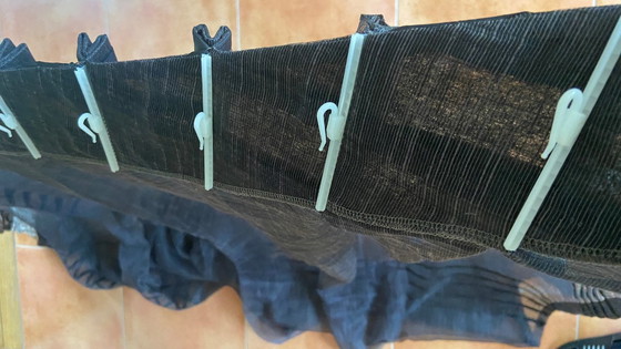 Image 1 of 3x net curtains/in-between black - modern design