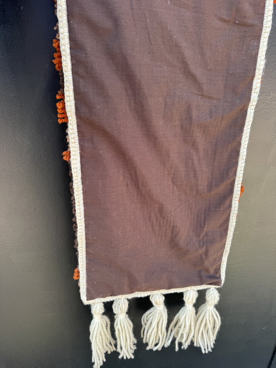 Image 1 of Boho wollen wandtapijt uit de jaren 70