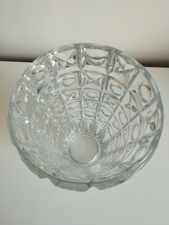Image 1 of Vase Glas OXO Tschechoslowakei