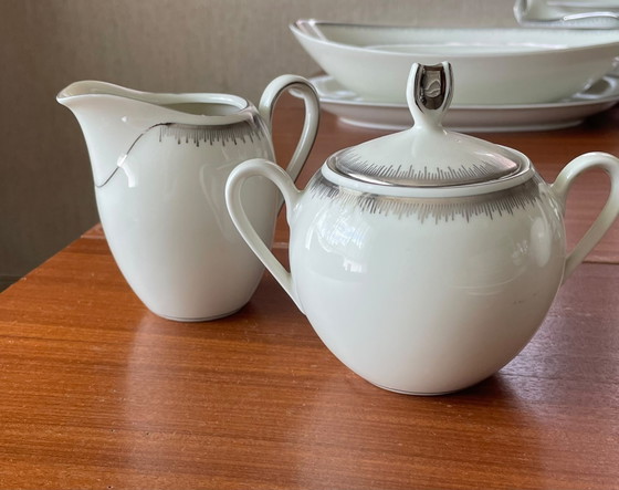 Large Complete Vintage Dinnerware Set – Winterling Bavaria (1950s/60s) – Gebrüder Winterling A.G., Crockery (photo 7 of 10)