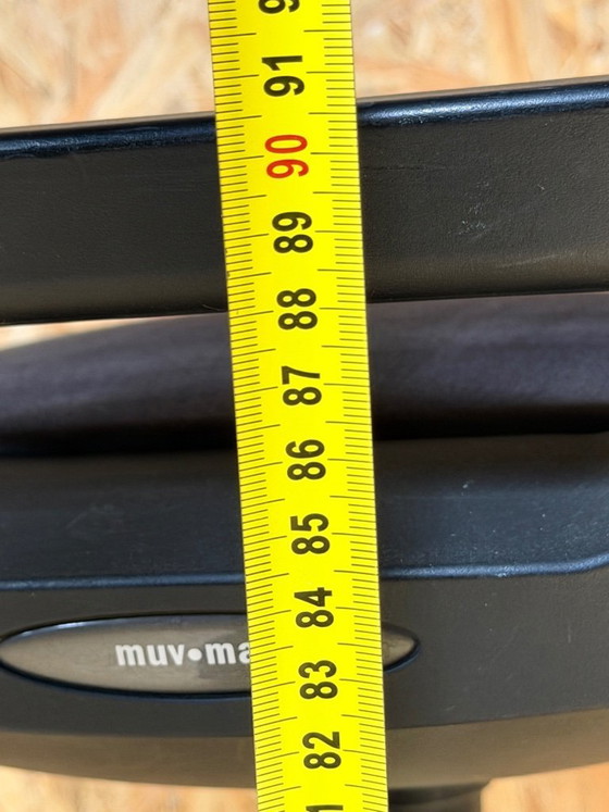 Image 1 of Muvman Steh-Sitz-Arbeitshocker Schwarz/Grau