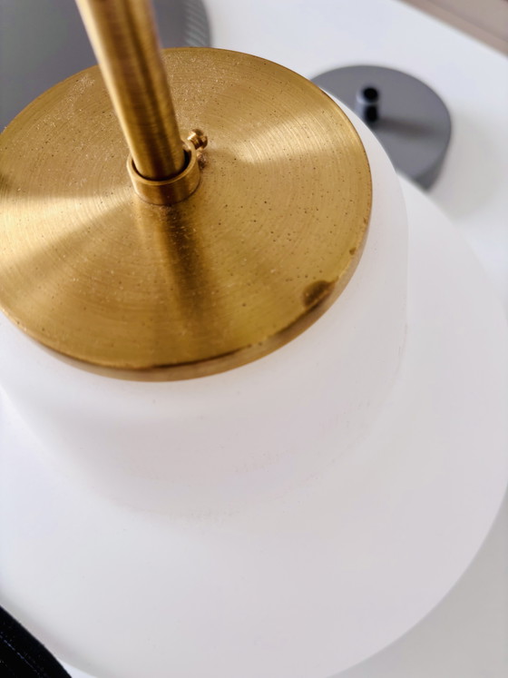 Image 1 of Designer pendant lamp :: Svend Aage :: Opal Shade Pendant