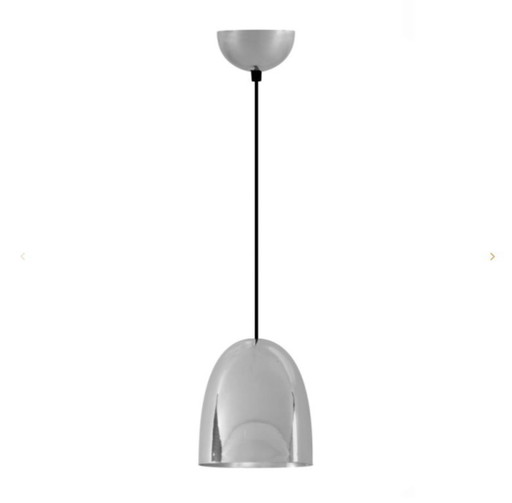 ✨ Original BTC Stanley Kleine Pendelleuchte - Nickel poliert
