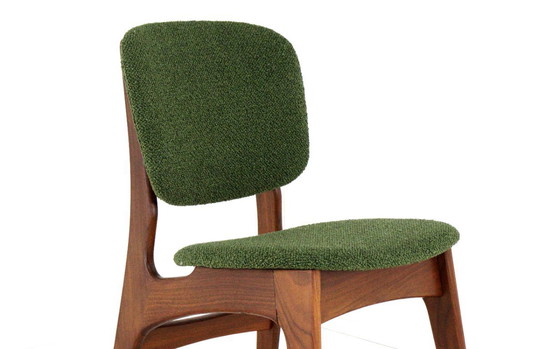 Image 1 of Set van 6 Nederlandse eetkamerstoelen stoelen vintage gestoffeerd