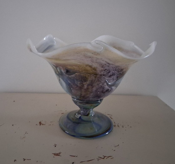 Image 1 of Kunstglas-Obstschale Mick et Bob Le Bleïs 30 x 20 cm