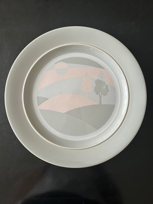 Dish in Salins earthenware