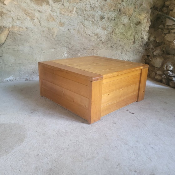 Image 1 of Coffre Sélection bench by Charlotte Perriand for Les Arcs