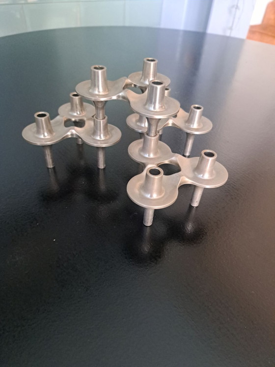 Modularer Kerzenhalter – nagel, Metall (photo 2 of 5)