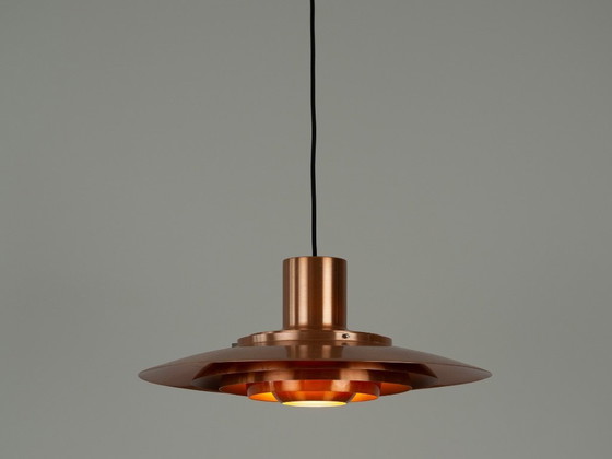 Lampe à Suspension P376 Vintage Danoise par Fabricius et Kastholm, Nordisk Solar, 1964 – Aluminium (photo 3 of 11)