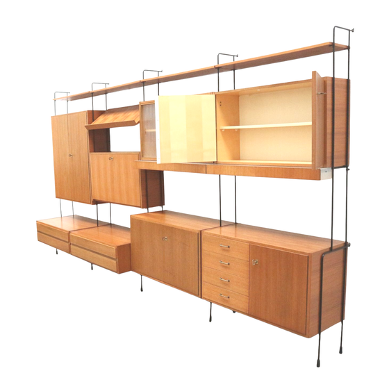 Image 1 of Vintage Omnia wall system designed by Ernst Dieter Hilker in the 1960s