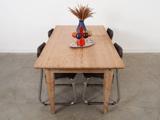 Image 1 of Kiefernholztisch, dänisches Design, 1990er Jahre, hergestellt in Dänemark
