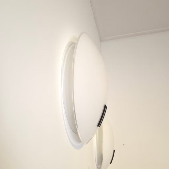 Bruno Gecchelin for Oluce Italian design Wall light 1980s – Metal, Murano Glass, Vintage (photo 6 of 11)