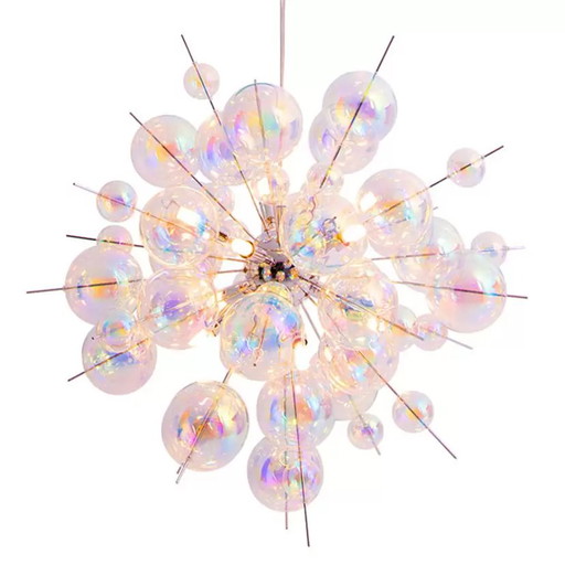 Bellissima lampada a sospensione esplosione di vetro