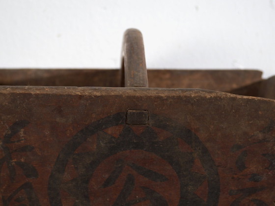 Antique Chinese painted wood basket – China, circa 1900 – Decorative Objects (photo 38 of 39)