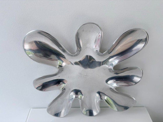 Ciotola Scultorea in Alluminio – Design Organico Space Age – Ciotole, Aluminium (photo 7 of 17)