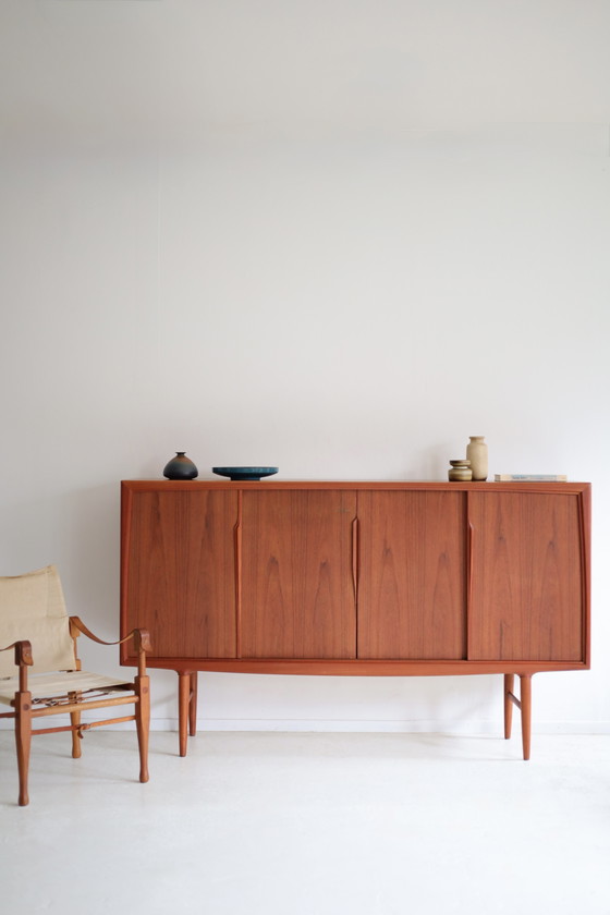 Vintage Hoog Dressoir Axel Christensen, Jaren 50/60 – Aco Møbler, High boards, Wood (photo 2 of 13)