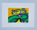 Corneille - Litografia colorata vintage - anni '90
