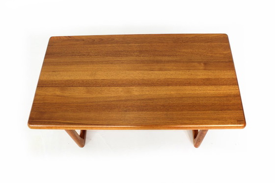 Image 1 of as new! TSM TARM Stole & Møbelfabrik Danish Mid - Century entirely solid Teak Coffee Table / Vintage Coffee Table