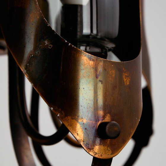 Image 1 of MK10977 Lustre en laiton et verre