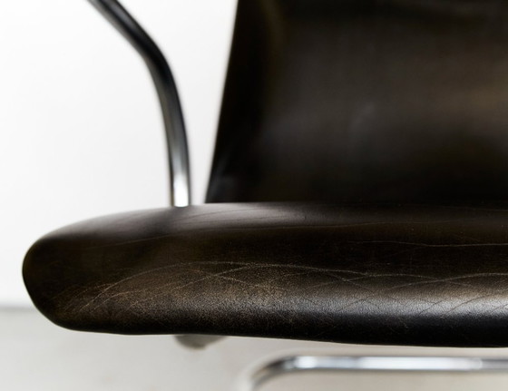 Image 1 of Vintage S826 cantilever rocking chair in chrome by Ulrich Böhme for Thonet, 1970s