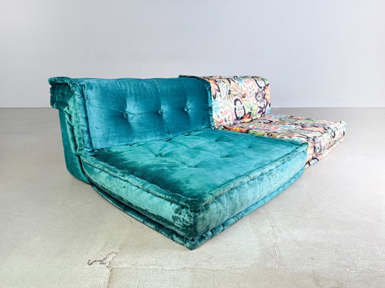Image 1 of Moderne Roche Bobois Sofa Mah Jong Couch Hans Hopfer Kleurrijk