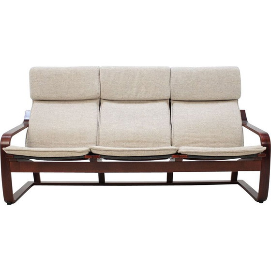 Image 1 of Vintage 3-seater sofa Bentwood by Ton, Czechoslovakia 1980