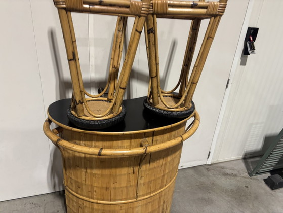 Tikki bar and bar stools – Rohé Noordwolde, Barstools, Bamboo, Rattan (photo 5 of 7)