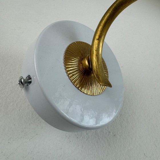 Antieke vintage wandlamp van opaalglas – Wandlampen (photo 6 of 8)