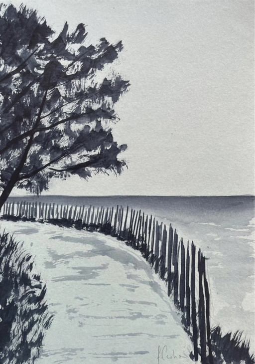 Artist's sketch 21x15cm