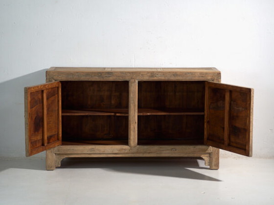 Antique sideboard in elm with two doors – China, circa 1950 – Sideboard cabinet (photo 36 of 40)