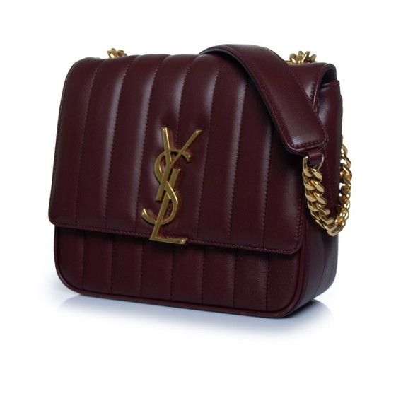 Saint Laurent, borsa a tracolla media Vicky in pelle – Borse a tracolla, Lambskin (photo 6 of 20)
