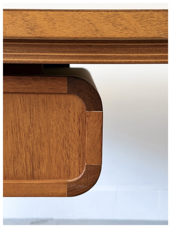 Image 1 of Grande scrivania vintage Magnus Olesen di Rud Thygesen e Johnny Sorensen, Danimarca, anni '70 